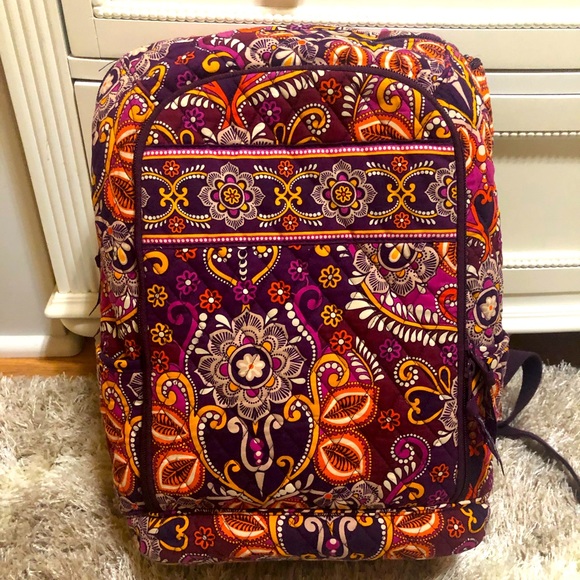 Vera Bradley Handbags - Vera Bradley Retired Safari Laptop Backpack